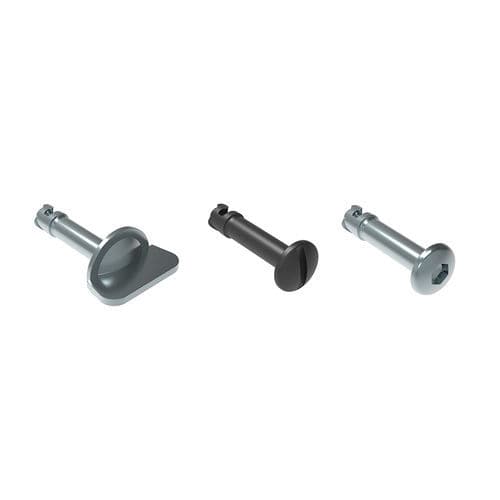 Stainless steel quarter-turn fastener - D8 series - SOUTHCO - spring
