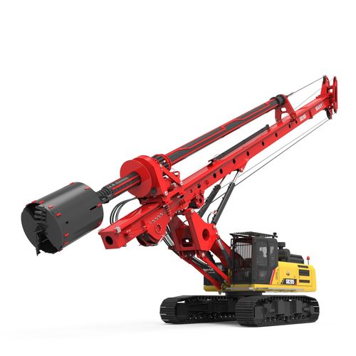 Rotary drilling rig - SR205-C10 - SANY - piling / crawler / diesel engine