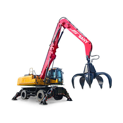 Rubber-tired material handler - SMHW30 - SANY - hydraulic / diesel engine