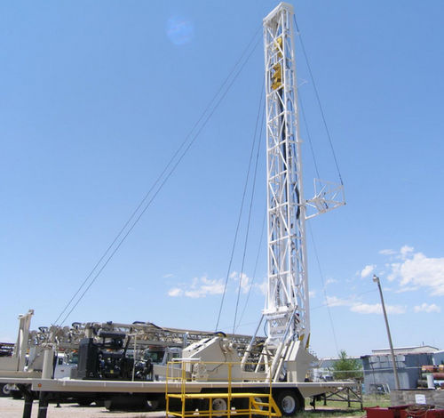 Water well drilling rig - 12.19 m | 40T - Astec Loudon - trailer-mounted / rotary / hydraulic