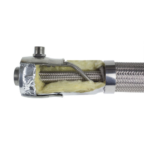 Hot oil hose XTRAFLEX NV for steam / PTFE / stainless steel