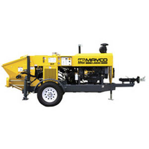 Trailer-mounted concrete pump - LS300G - Multiquip, Inc. - for construction / piston