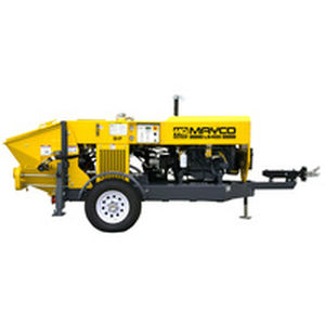 Trailer-mounted concrete pump - LS400 - Multiquip, Inc. - for construction / piston