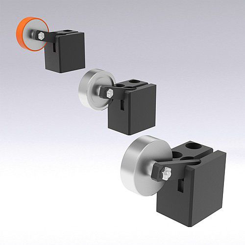 Bearing wheel type roller - 2198.50.55 series - FIBRO GmbH - steel