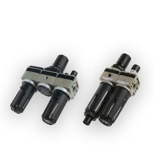 Compressed air filter-regulator-lubricator - 1700 - PNEUMAX - cartridge / threaded / modular
