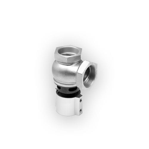 Plunger valve - PVV series - PNEUMAX - pneumatic / flow control / anodized aluminum