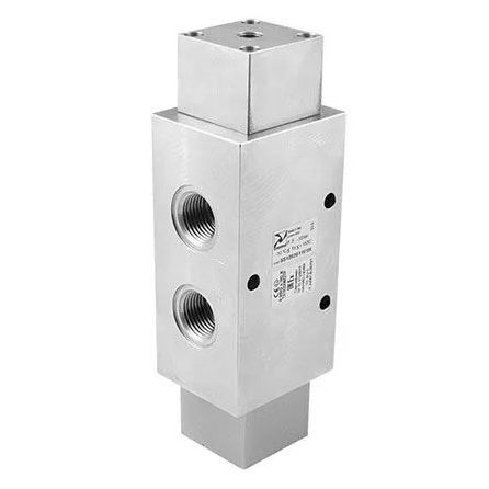 Direct-operated solenoid valve - Steel line series - PNEUMAX - 5-way / for gas / stainless steel