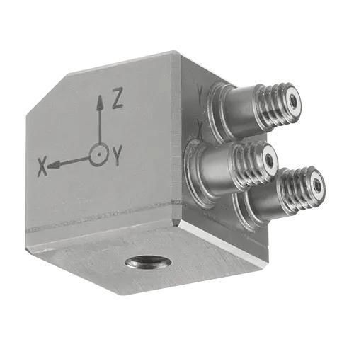 Triaxial accelerometer - 8290A25M5 - KISTLER - piezoelectric / shear / G-force