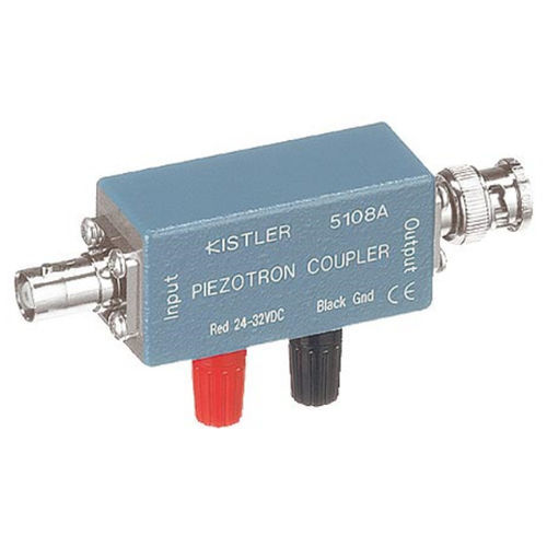 Analog signal conditioner - 5108A - KISTLER - single-channel / with DC power supply / for piezoelectric transducers