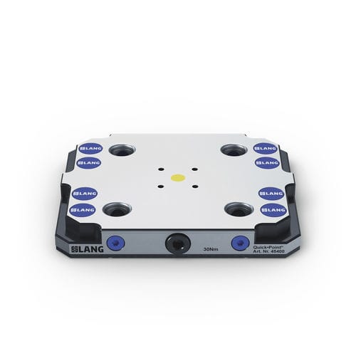Machine tool zero-point clamping unit - 45400 - LANG Technik - modular clamping plate / high-precision / for 5-axis machining