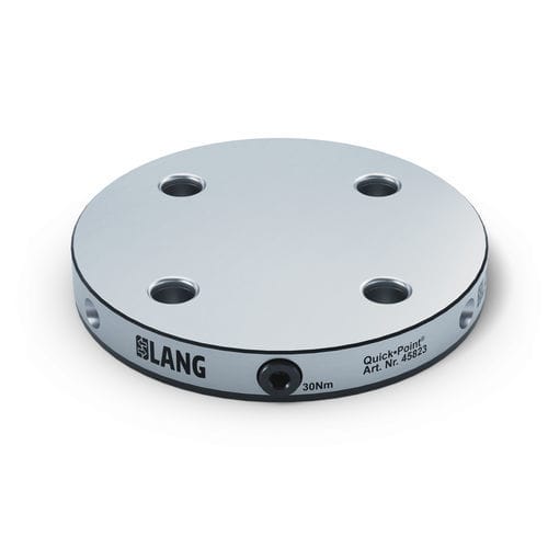 Machine tool zero-point clamping unit - 45823 - LANG Technik - modular clamping plate / high-precision / for 5-axis machining