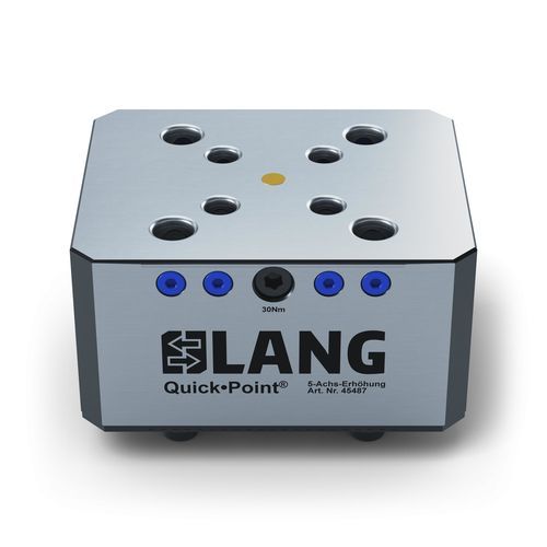 Machine tool zero-point clamping unit - 45487 - LANG Technik - modular clamping plate / high-precision / for 5-axis machining