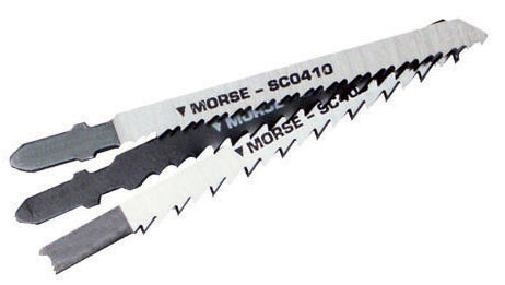 Jig saw blade - M. K. Morse - steel / for wood