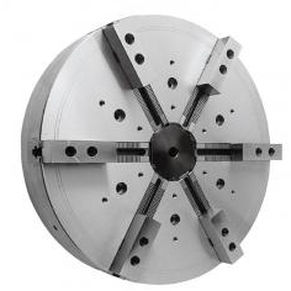 Power chuck - He series - MMK Matsumoto Europe - 3-jaw / through-hole / high-speed