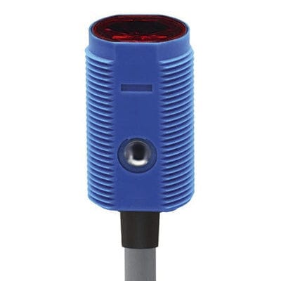 Through-beam photoelectric sensor - LLR-M18PA-NMK-101 - CONTRINEX - cylindrical / LED / compact