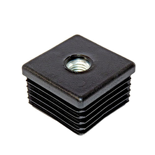 End cap with nut - ILQFA series - PANOZZO Srl - threaded / square / plastic