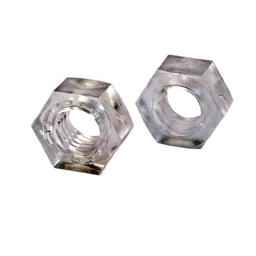 Hexagonal nut - DETM series - PANOZZO Srl - polycarbonate / threaded