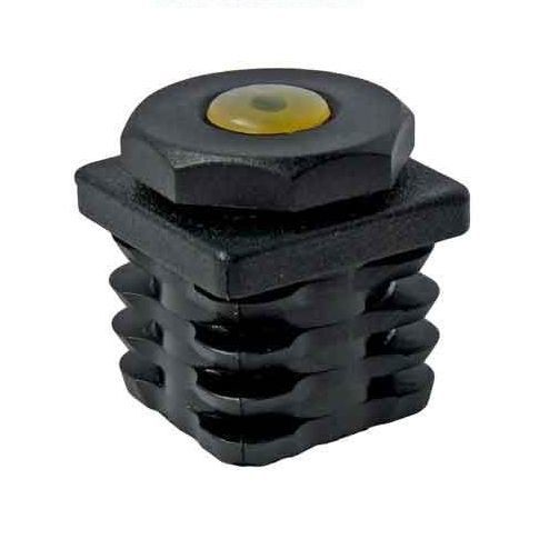 Threaded end cap - PRQA series - PANOZZO Srl - square / nylon