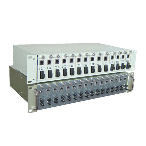 Media converter - RACK2000 Series - 3onedata Co.,Ltd. - Ethernet media / optical fiber / for fiber optic networks