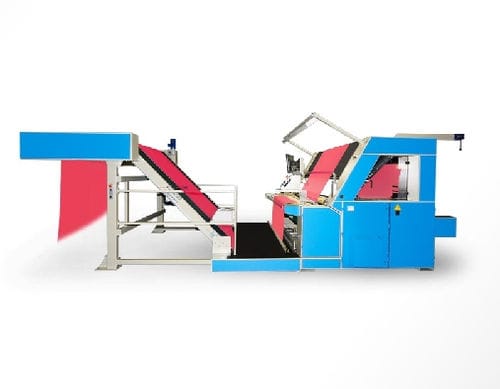Stretch fabric inspection machine - ISR 220 F - Comatex Textile Machinery - tensionless / with winder