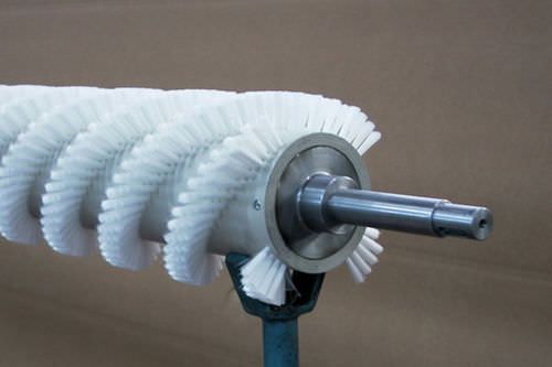 Cylindrical spiral brush - Simoni - cleaning / for polishing pads maintenance / metal