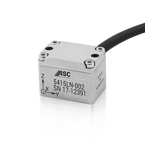Triaxial accelerometer - ASC 5415LN - ASC - capacitive / MEMS / low-noise