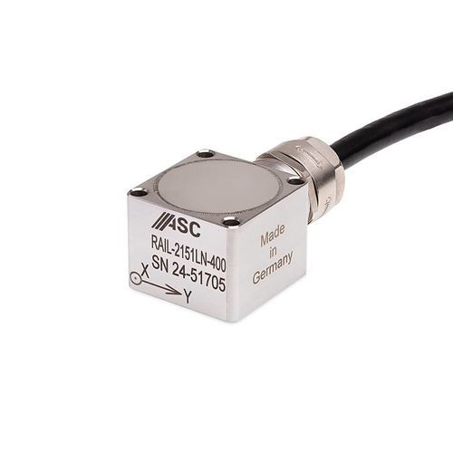Biaxial accelerometer - ASC RAIL-2151LN - ASC - capacitive / MEMS / IP68