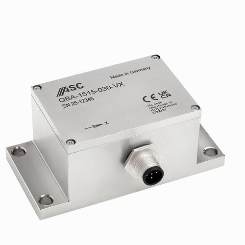 Uniaxial accelerometer - ASC QBA-1515 - ASC - MEMS / crystal / current output