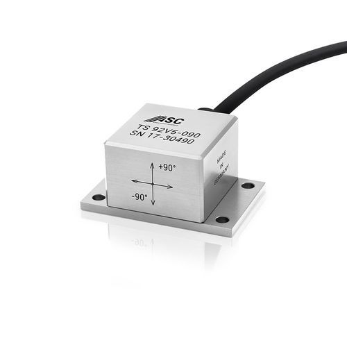2-axis inclinometer - ASC TS-92V5 - ASC - voltage output / analog / capacitive