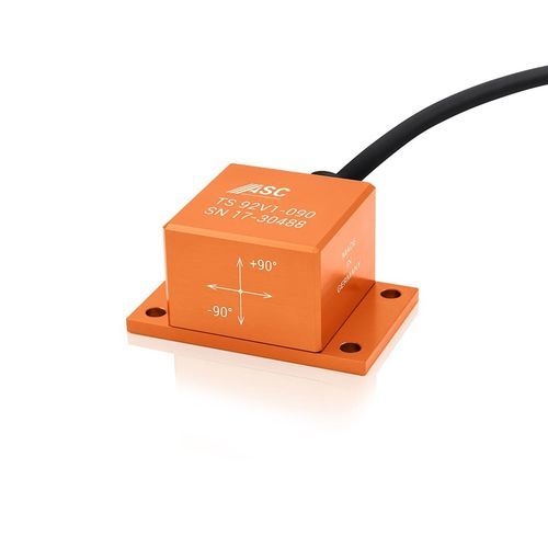 2-axis inclinometer - ASC TS-92V1 - ASC - voltage output / analog / capacitive