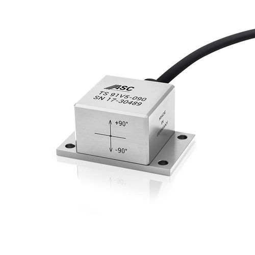 Single-axis inclinometer - ASC TS-91V5 - ASC - analog / voltage output / capacitive