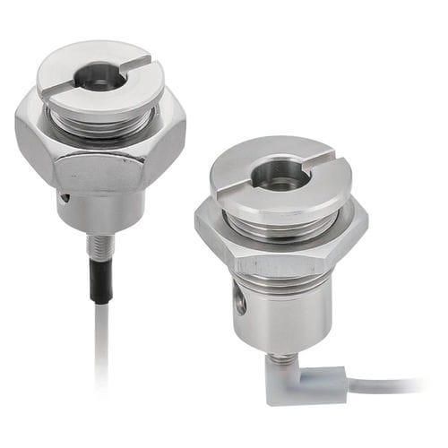 Panel mount connector housing - QCWE-S - Fixtureworks - metal / circular