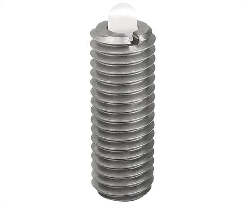 Slotted plunger - 03058 series - Fixtureworks - stainless steel / spring / hex socket
