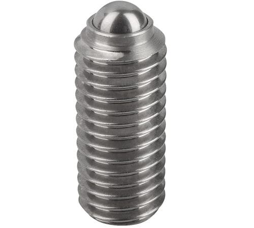 Steel ball plunger - 0303 series - Fixtureworks - ball bearing / stainless steel / hex socket