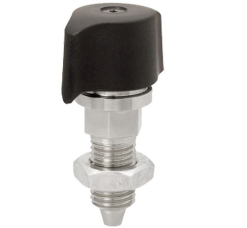 Not specified indexing plunger - QCIC-M - Fixtureworks - technopolymer / lockable / threaded