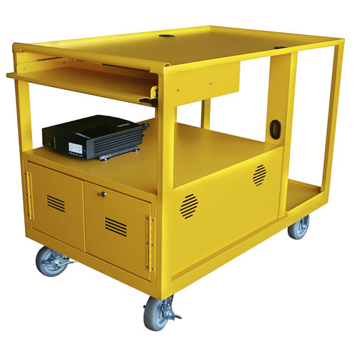 Transport cart - PMC-L1 - Storage Battery Systems, LLC - metal / multipurpose / with swivel casters