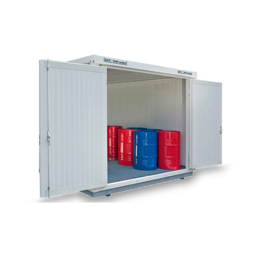 Storage cabinet - 1000 KTC - Saebu Morsbach GmbH - with legs / double door / galvanised steel