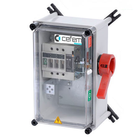 Manual isolator switch - PROCESS: POLY-M™ - Cefem Group - low-voltage ...