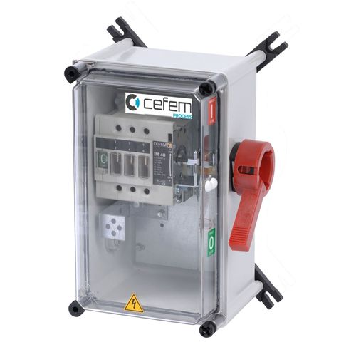 Manual isolator switch - POLY-M™ - Cefem Group - low-voltage / housed / for circuit breakers