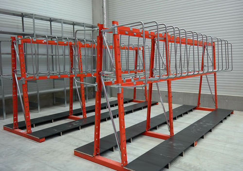 Storage warehouse shelving - OHRA Regalanlagen - vertical storage / shuttle / compact
