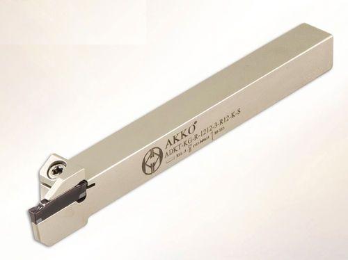 Set screw tool holder - ADKT-KG series - AKKO CUTTING TOOLS - grooving / for external turning / for CNC lathes