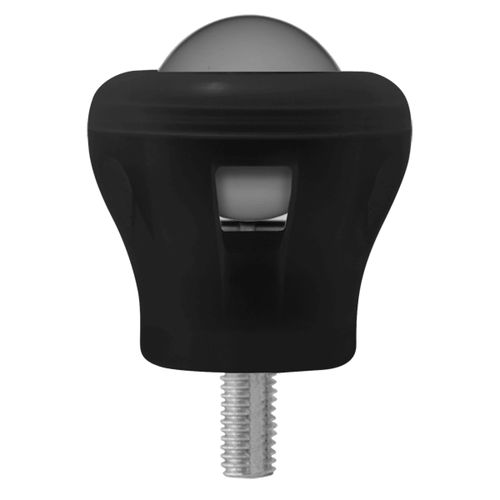 Fixed caster - OC35 - Omnitrack - threaded stud / spherical / plastic