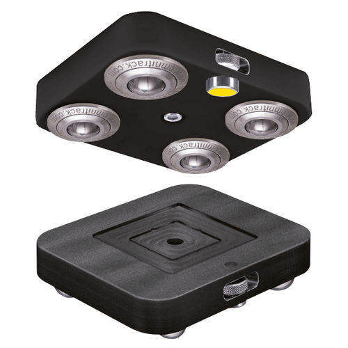 Heavy load moving skate - BB30/4 - Omnitrack - with 4-point support / 360°