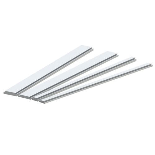 Aluminum profile - AP-5025 series - MONTECH - flat / construction / mounting