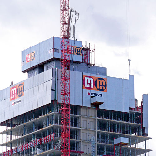 Climbing formwork - MGS-H - MEVA Schalungs-Systeme - lightweight / wall / slab