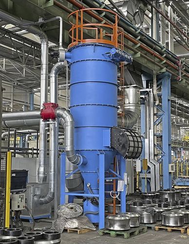 Bag dust collector - POLJET F series - GGE srl - for the food industry / for the textile industry / high-efficiency