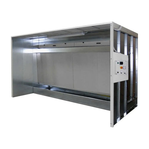 Open paint booth - ZINCO Q series - GGE srl - for parts / filter / water