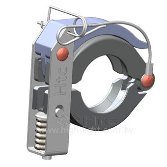 Flange clamp - KF TCLA series - Highlight Technology Corp.