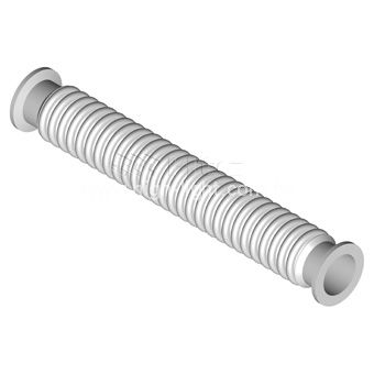 Stainless steel hose - KF-FX series - Highlight Technology Corp. - for vacuum / flange / corrugated