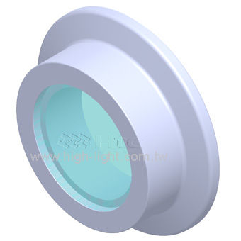 Stainless steel sight glass - KVP / CVP series - Highlight Technology Corp. - for vacuum / flange